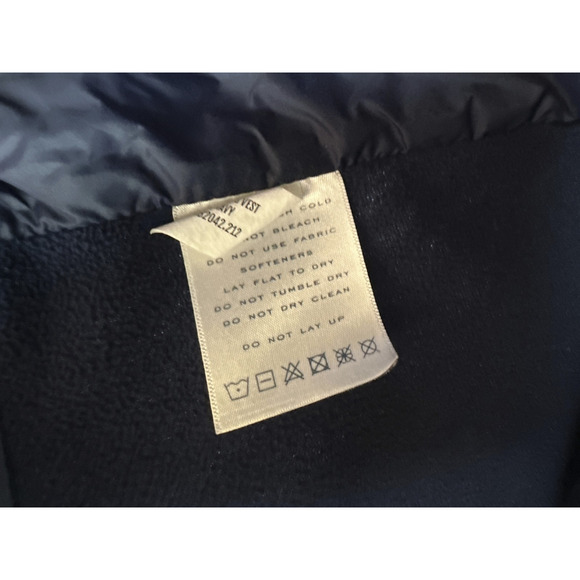 Holderness & Bourne The King Vest Men's Medium Navy Tailored Fit Full Zip *Logo - Picture 6 of 10